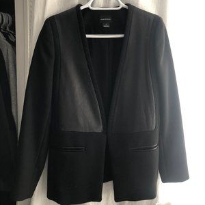 Club Monaco Leather detailed blazer - size 4